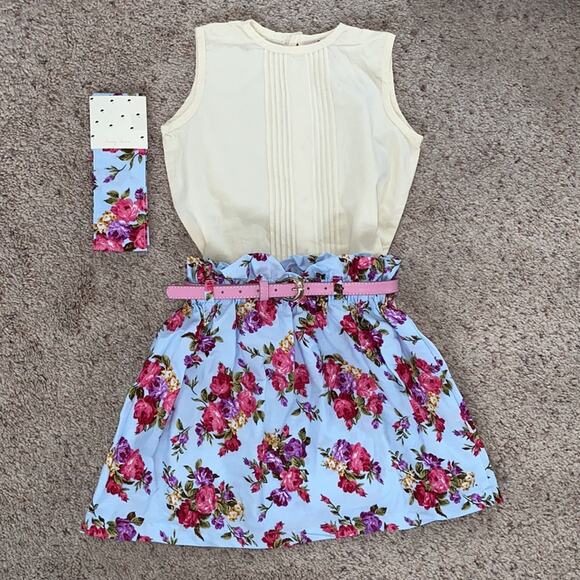 Lacey Lane Cindy Skirt 5 Lot Paige 4 Pink Belt